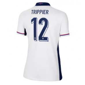 Billiga England Kieran Trippier #12 Hemmatröja Dam EM 2024 Kortärmad